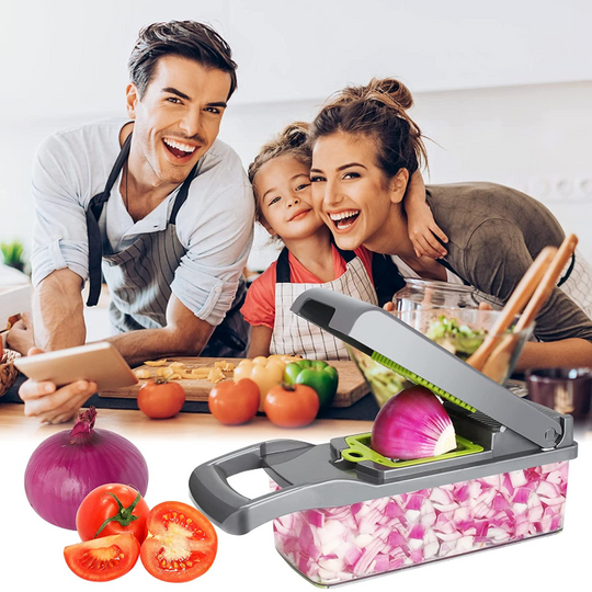 11-in-1 Multi-Use Food Chopper, Vegetable Slicer Cutter,  Mandolin Slicer