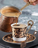 Turkish Coffee Pot, Greek Arabic Coffee Maker, Hammered Copper Coffee Cezve, Small Pot, Stove Top Coffee Maker (one pot)