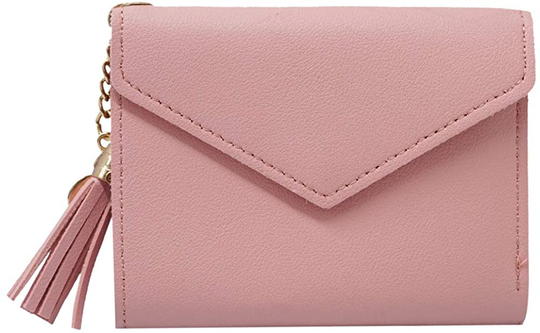 Small Wallet for Women，Ultra Slim Pu Leather Credit Card Holder Clutch Wallets for Women