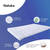 Naluka Mattress Pad Twin Size with Deep Pocket Microplush Mattress Topper with Fitted Skirt Quilted Stretch Pillow Top (39”x75”)