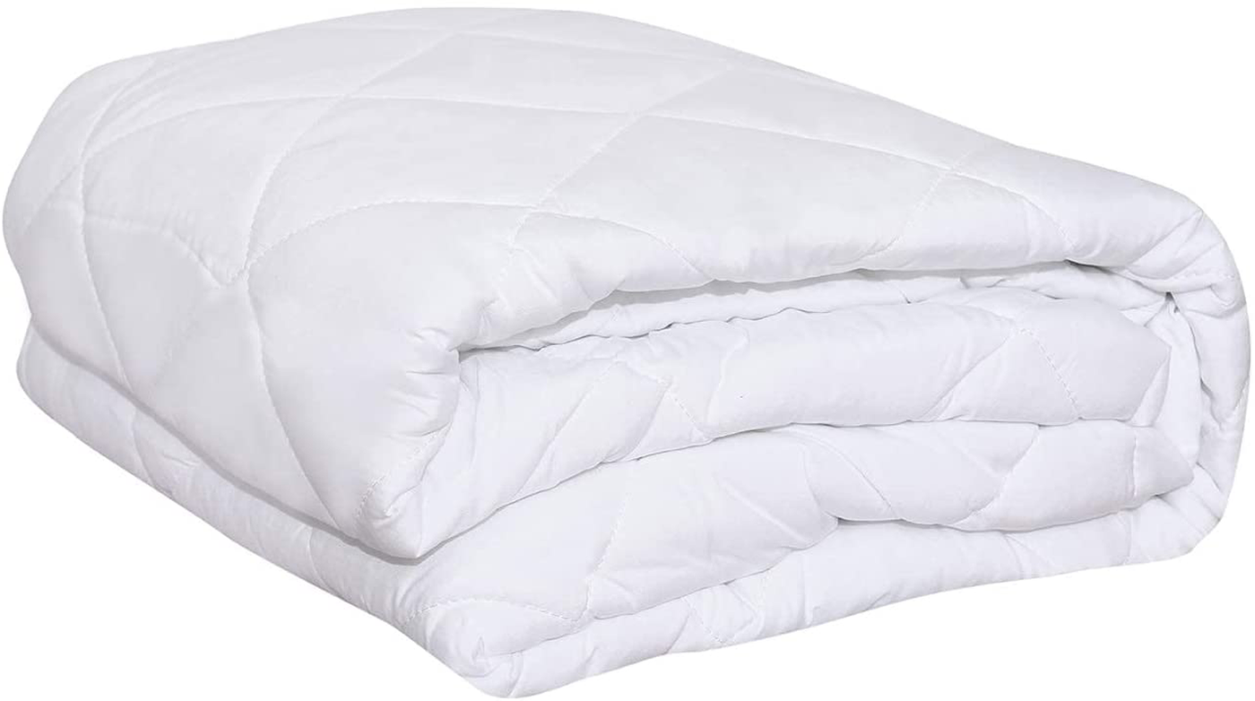 LDC Queen Mattress Pad with 16-Inch Deep Pocket, Comfortable, Breathable, Easy to Put on The Stretchable Quilted Fitted Mattress Cover