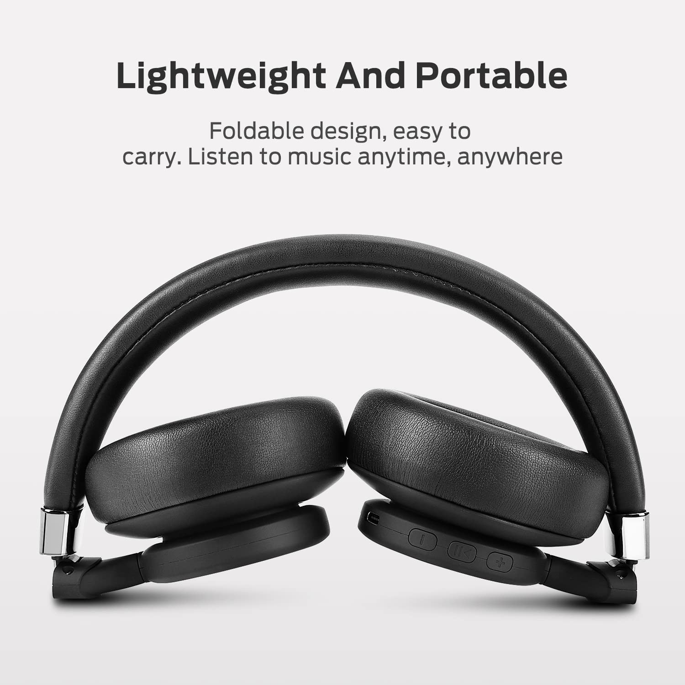 Bluetooth Headphones Wireless Over-Ear Noise Cancelling Headphones with Built-in Microphone