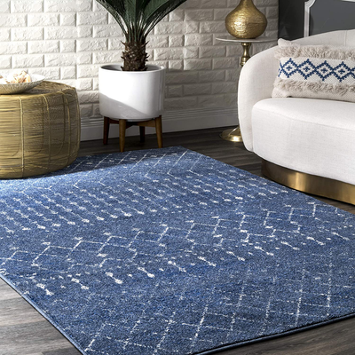 nuLOOM Moroccan Blythe Accent Rug, 2' x 3', Dark Blue