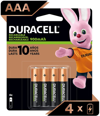 Duracell - Ion Speed 1000 Battery Charger with 4 AA Batteries - charger for AA and AAA batteries