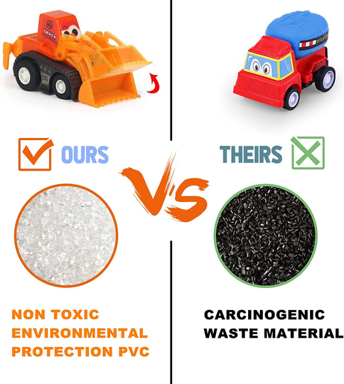 Kids Construction Mini Pull Back Vehicles (Color Random)