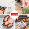 VIAFOIA Kitchen Scissors Heavy Duty, Stainless Steel Sharp Scissors with Cover, Multi-Purpose Kitchen Shears for Food, Poultry, Fish, Meat, Vegetables, Herbs, BBQ, Bones, Nuts…