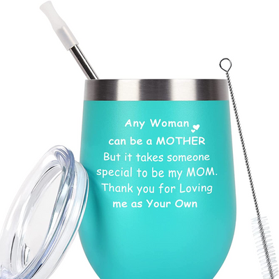  Stainless Steel Insulated Wine Tumbler with Lid for Mom