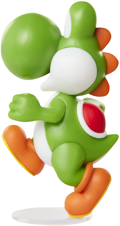 SUPER MARIO Action Figure 2.5 Inch Running Yoshi Collectible Toy