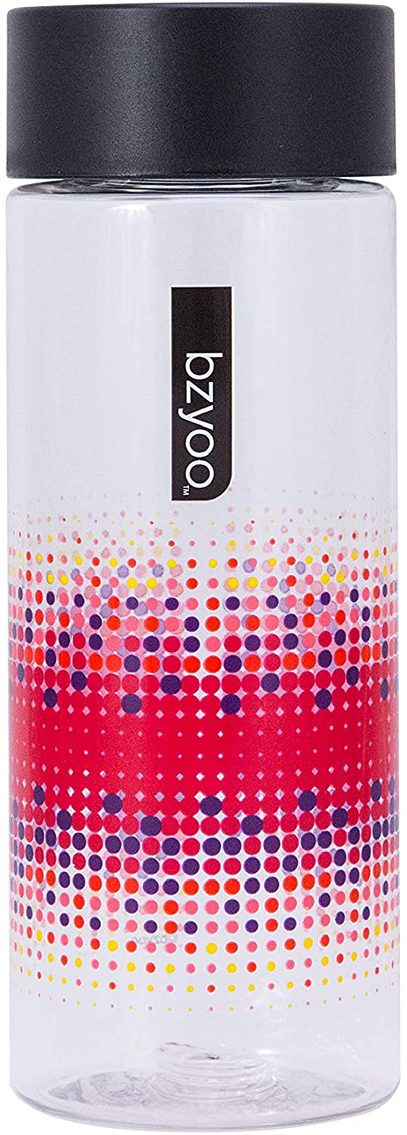 bzyoo Para 19oz BPA-Free Dishwasher Safe Reusable Sports Cups Drinking Durable Plastic Tumblers Water Bottle with Leak Proof Design for Outdoor Activity Hike Camping Cycling Wellness (Warm- Dot)