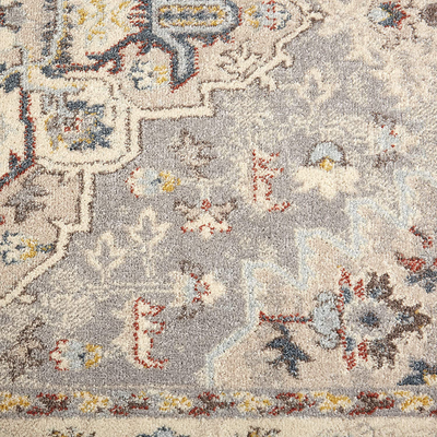 Home Dynamix Venice Loreta Area Rug, 7'10"x10'2" Rectangle, Ivory Blue