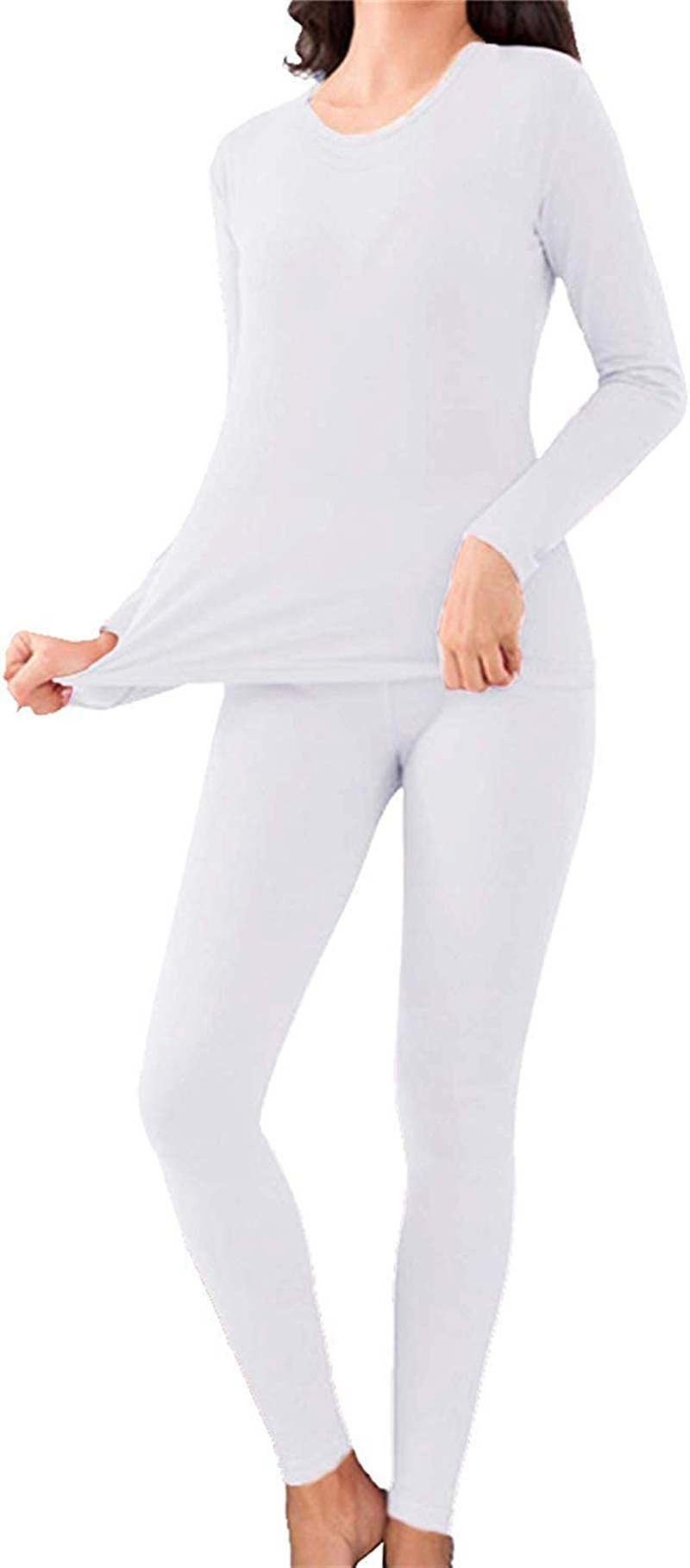 Artfish Women's Ultra Soft Thermal Underwear Long Johns Set with Fleece Lined