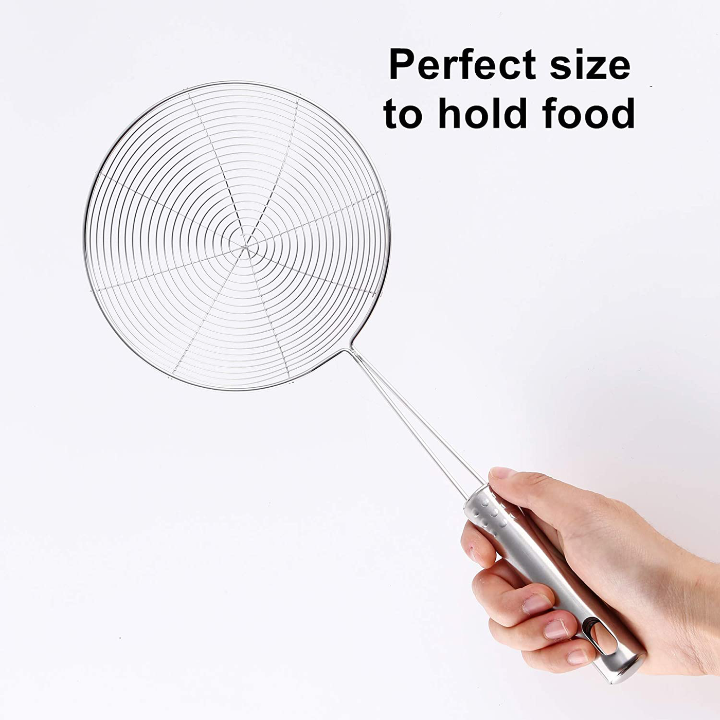 Stainless Steel Spider Strainer, Chirano Kitchen Gadgets Series (14 Inch)