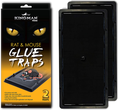 KINGMAN PRIME Mouse Trap Rat Trap Glue Traps Rodent Trap Safe Easy Non-Toxic