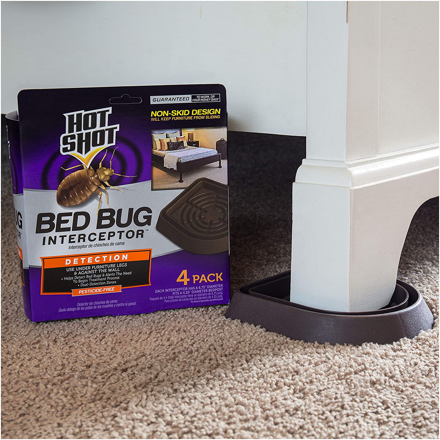 Hot Shot HG-96319 Interceptor Bed Bug Detection, Pack of 1