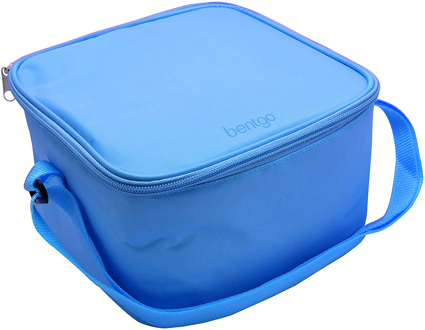 Bentgo Classic Bag (Blue) - Insulated Lunch Bag Keeps Food Cold On the Go - Fits the Bentgo Classic Lunch Box, Bentgo Cup, Bentgo Sauce Dippers and an Ice Pack - Works With Other Food Storage Boxes