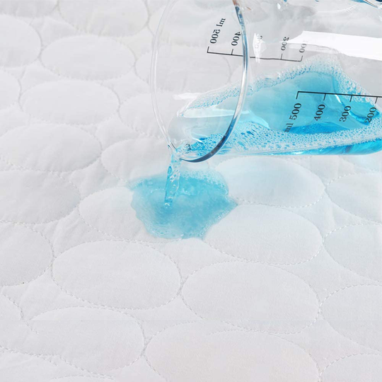 Bedecor Quilted Fitted Mattress Pad Super Water Absorption Deep Pocket to 18 Inches - Queen