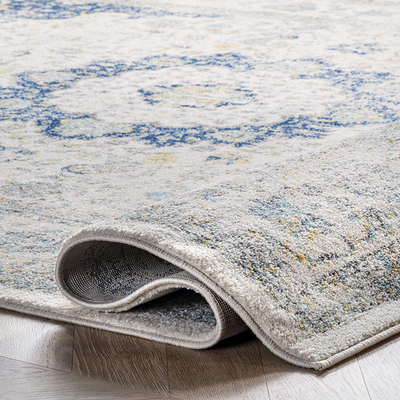 nuLOOM Paisley Verona Vintage Persian Area Rug, 4' x 6', Blue