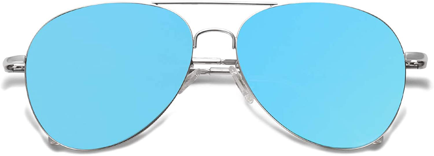 Classic Vintage Metal Frame UV400 Aviator Sunglasses 