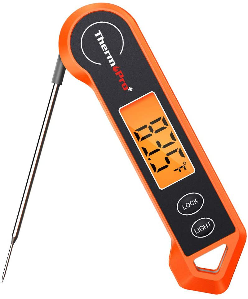 ThermoPro TP19H Waterproof Digital Meat Thermometer for Grilling with Ambidextrous Backlit and Motion Sensing Kitchen Cooking Food Thermometer for BBQ Grill Smoker Oil Fry Candy Thermometer