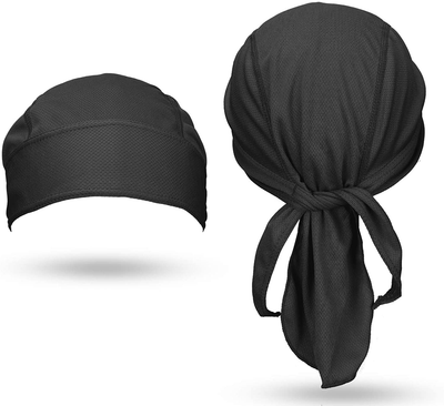 LINEBA Sweat Wicking Head Wrap Beanie Cap Hat Chemo Cap Skull Cap for Men and Women Rider