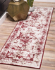 Unique Loom Sofia Collection Area Traditional Vintage Rug, French Inspired Perfect for All Home Décor, 2' 0 x 13' 0 Runner, Burgundy/Tan