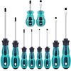 10 Piece Magnetic Screwdriver Set With Non-Slip Handles