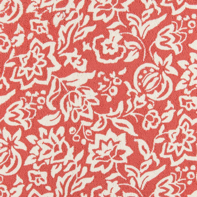 Madcap Cottage Under A Under A Loggia Rokeby Road Rug Swatch, 0'8" X 0'8" Square, Red