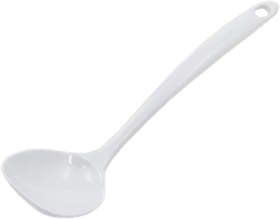 Chef Craft Basic Melamine Basting Spoon, 11.25", White