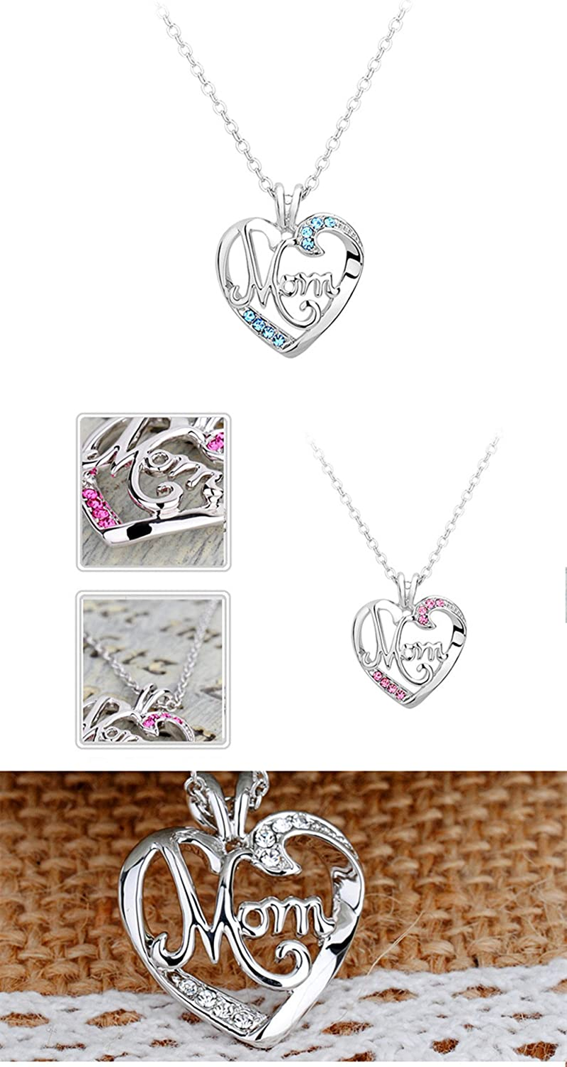 Mother Heart Pendant Necklace