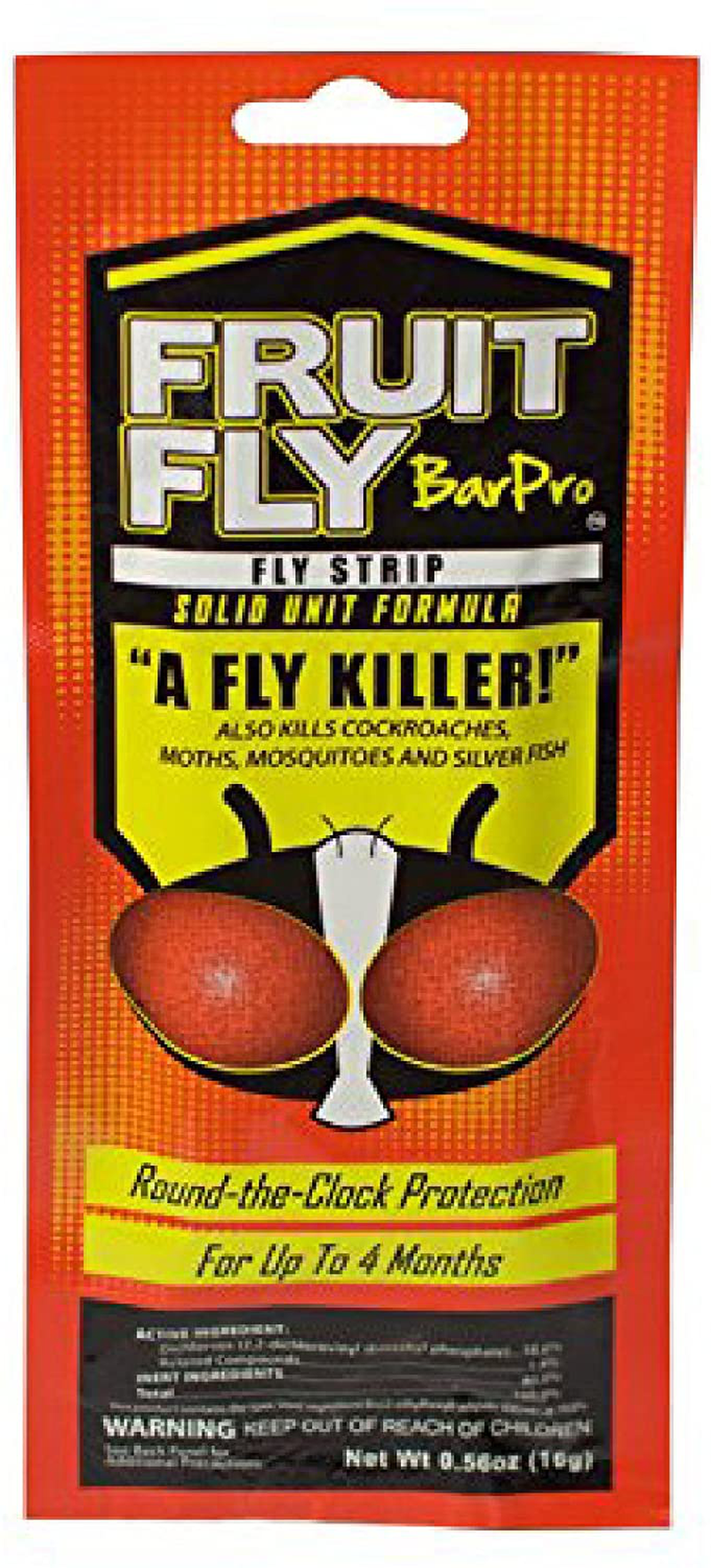 Fruit Fly BarPro – 4 Month Protection Against Flies, Cockroaches, Mosquitos & Other Pests – Portable for Indoor Use - Safe, When Used Properly