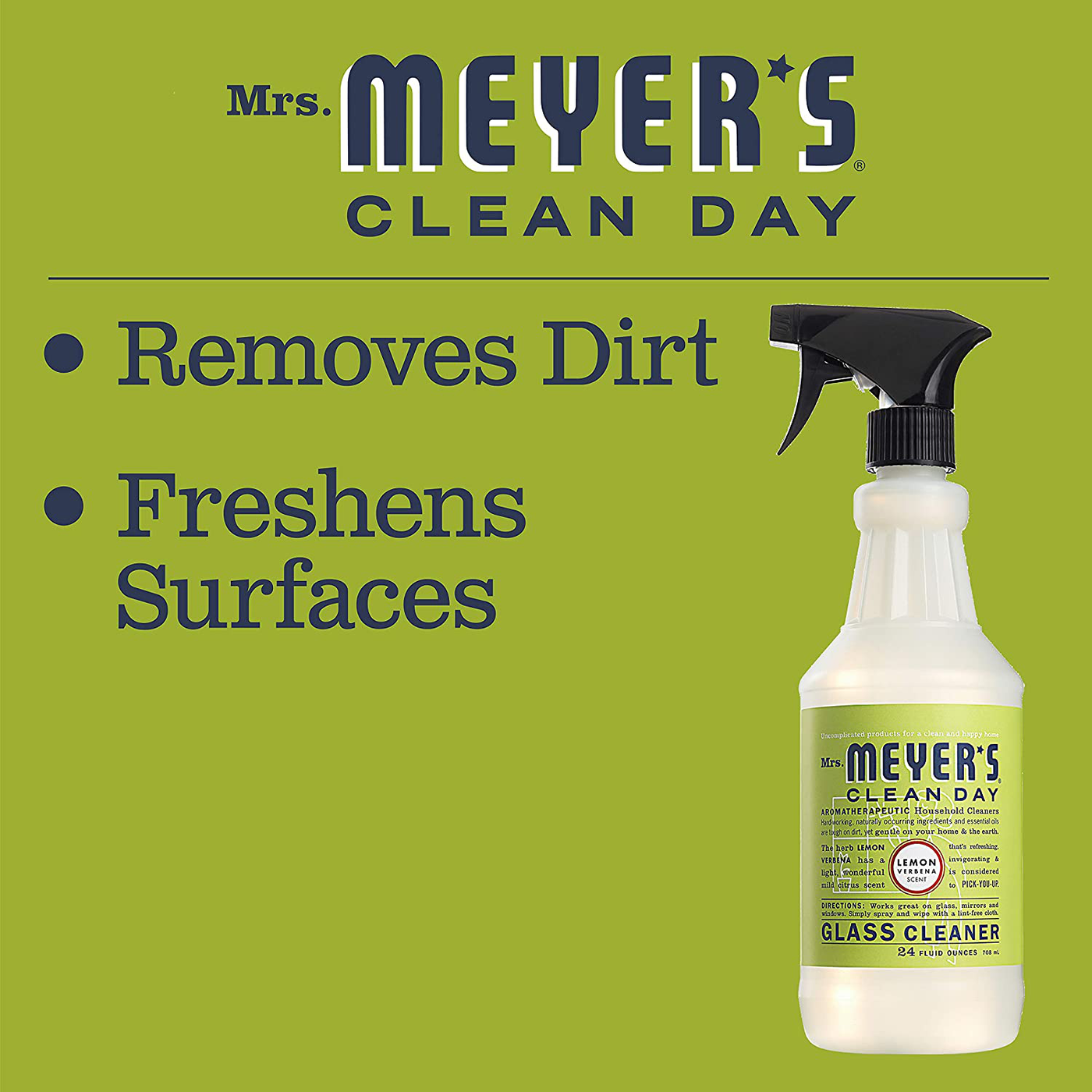 Mrs Meyer's, Cleaner Spray Countertop Lemon Verbena, 16 Fl Oz