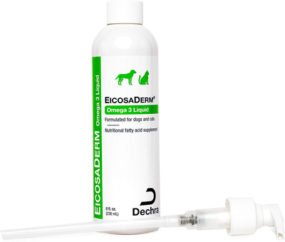 Dechra EicosaDerm Omega 3 Liquid for Dogs & Cats Nutritional Fatty Acid Supplement