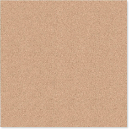 U Brands Square Cork Bulletin Board, 14 x 14 Inches, Frameless, Natural, Push Pins Included (463U00-04), Assorted Colors