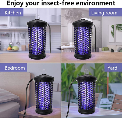 Electric Bug Zapper, Mosquito Zapper Outdoor/Indoor, 4200V Waterproof Fly Insect Trap Repellent, Mosquito Killer for Home, Patio, Backyard