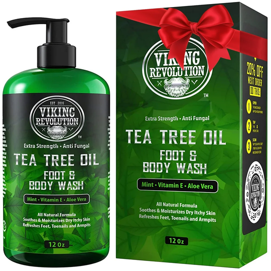 Tea Tree Oil Body Wash - Anti-fungal Athlete's Foot Toenail Fungus & More