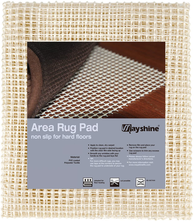 MAYSHINE Area Rug Gripper Pad (4x6 Feet), for Hard Floors, Provides Protection and Cushion for Area Rugs and Floors