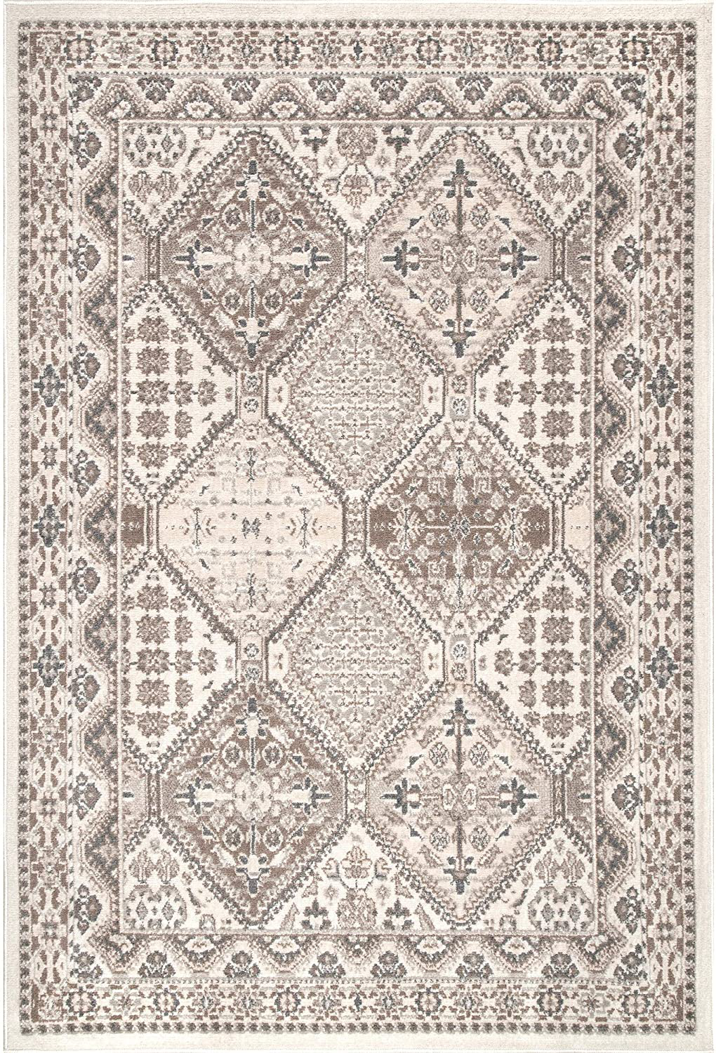 nuLOOM Becca Vintage Tile Area Rug, 3' x 5', Beige