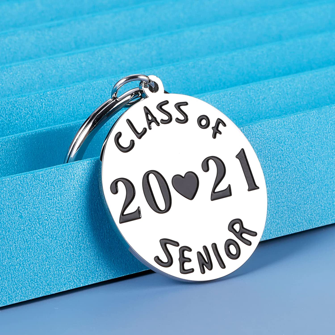 Class of 2021 Graduation Keychain Gifts Senior Students Women Men Inspirational Gifts for High School College Graduate Her Him Master Gift for Nurse Medical Mom to Son Daughter Present