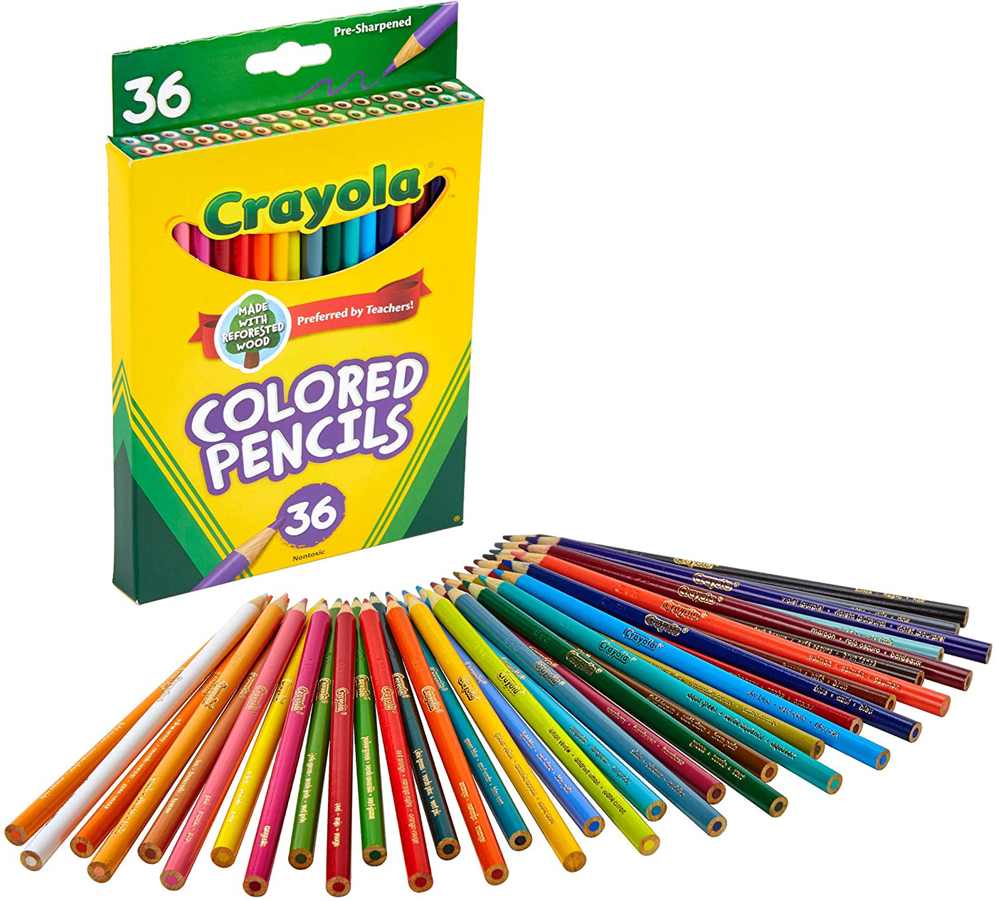 Crayola Colored Pencil Set, School Supplies, Assorted Colors