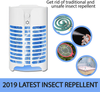 LIGHTSMAX Ultimate Indoor Bug Zapper Flying Insect Killer Using Unique UV Light Trap Technology & Sensor | Electronic Fly Repeller/Repellent, Electric Plug-in Lamp Pest Control for Gnat & Mosquitoes