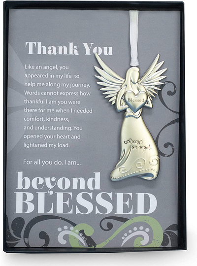 Beyond Blessed Angel with Thank You Sentiment - Gratitude Gift/Appreciation Gift/Thank You Gift for Friends/Mentor/Co-Worker/Neighbor