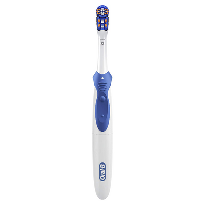 Oral-B 3D White Action Power Battery Operated Toothbrush Running 14,000 Strokes Per Minute
