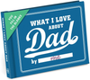 Knock Knock What I Love About Dad Fill In The Love Book Fill-In-The-Blank Journal, 4.5 x 3.25-inches