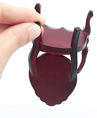 EatingBiting 1:12 Dollhouse Miniature Vintage Retro Single Sofa Chair Furniture for Living Room ,Bed Room , Kitchen , Retro Vintage Designed Dolls House Miniature Furniture Action Figures Accessory