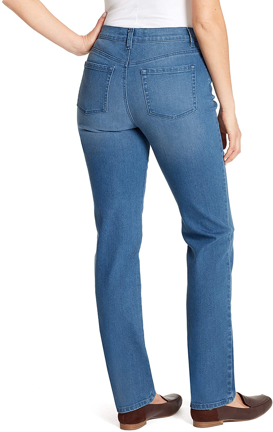 Gloria Vanderbilt womens Amanda Classic High Rise Tapered Jean