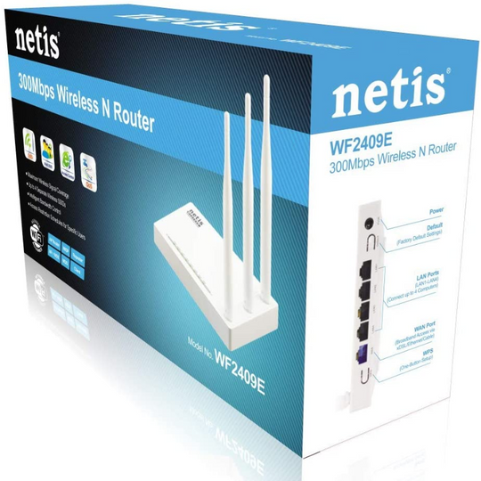 Netis WF2409E 300Mbps High-Speed Wireless N Router with Parental Controls
