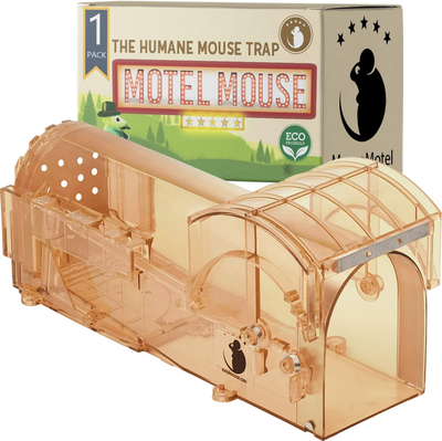 Humane Mouse Trap for Indoors Outdoors - Live Catch Release - Highly Sensitive and Secure - Pet and Child Safe - Reusable - Easy to Clean - Capture Mice Alive - No Kill