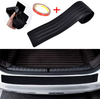 Trunk Rubber Protection- Strip Universal Black Anti-Scratch Resistant Trunk Door Sill Protector Exterior Car Accessories, (35.8Inch)