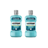 Listerine Cool Mint Antiseptic Mouthwash to Kill 99% of Germs that Cause Bad Breath, Plaque and Gingivitis, Cool Mint Flavor, 1 L (Pack of 2)