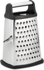Spring Chef Professional Box Grater, Stainless Steel with 4 Sides, Best for Parmesan Cheese, Vegetables, Ginger, XL Size, Teal
